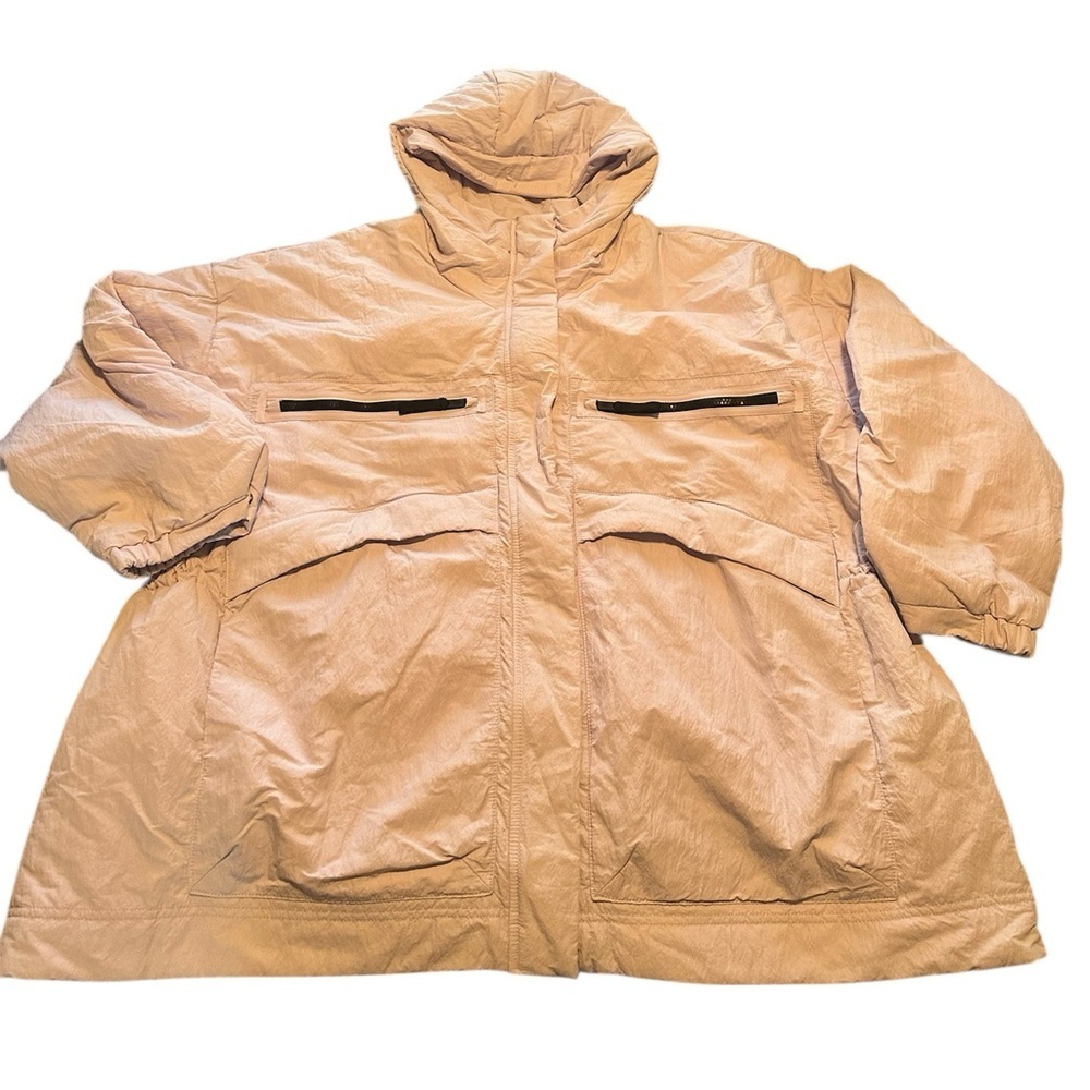 Free People Billie Boxy Lightweight Winter Jacket Rose Wash Size M/L NWT - Picture 5 of 12
